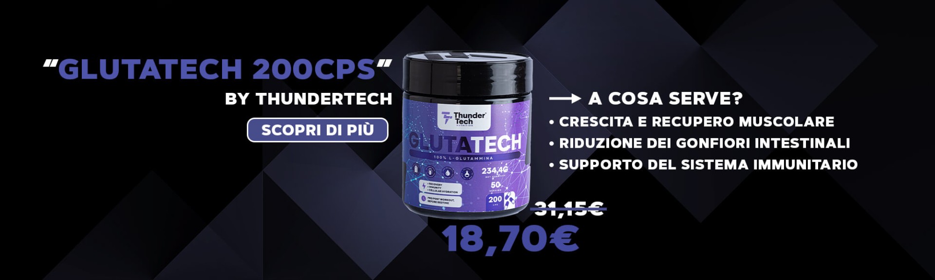 Promo GlutaTech 200cps ThunderTech