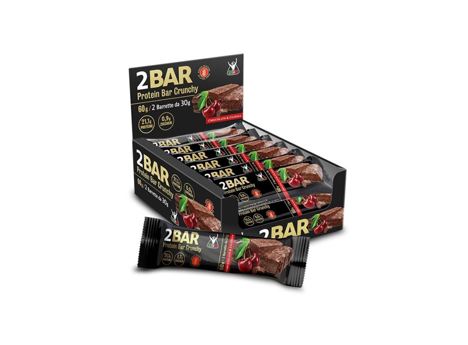 2bar Protein Bar Crunchy 60 G Cioccolato e Ciliegia 1 Heracles Nutrition - Acquista online