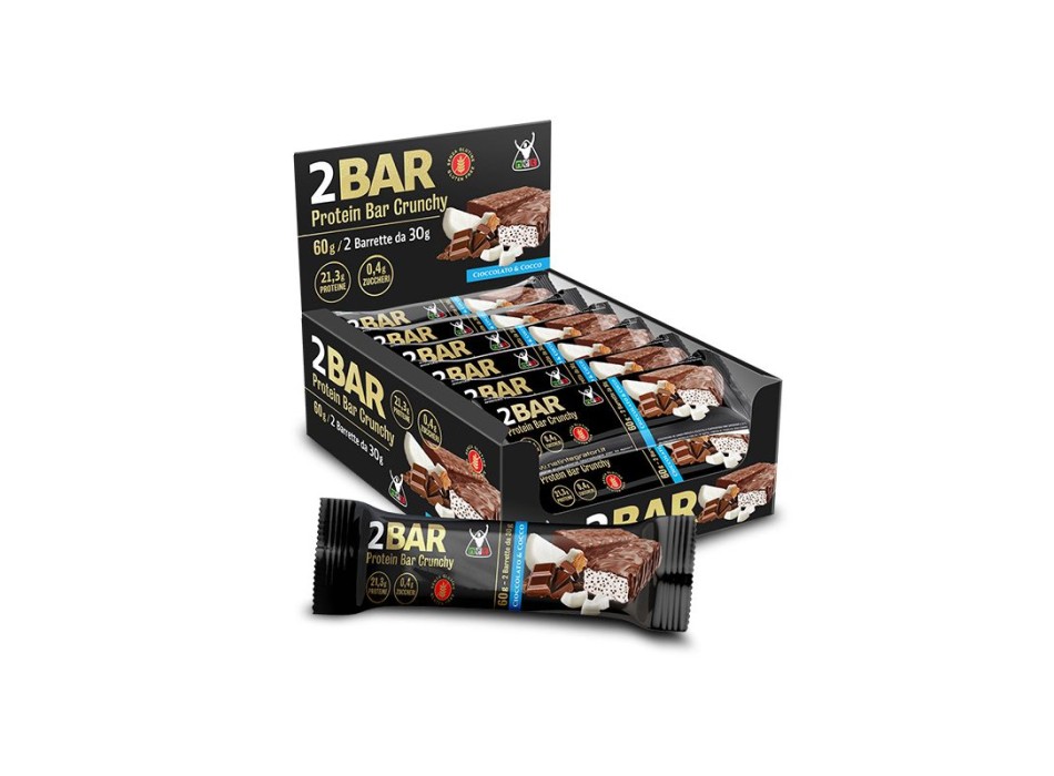 2bar Protein Bar Crunchy 60 G Cioccolato e Cocco 1 Heracles Nutrition - Acquista online