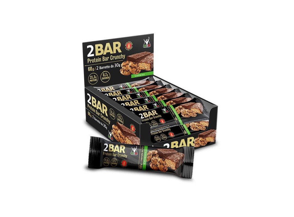 2bar Protein Bar Crunchy 60 G Cookies 1 Heracles Nutrition - Acquista online