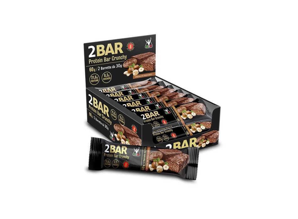 2bar Protein Bar Crunchy 60 G Crema di Nocciola 1 Heracles Nutrition - Acquista online