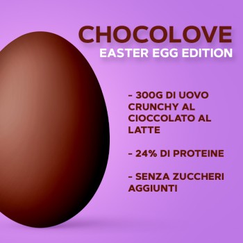 Chocolove Easter Egg Crunchy 300g 2 Heracles Nutrition - Acquista online