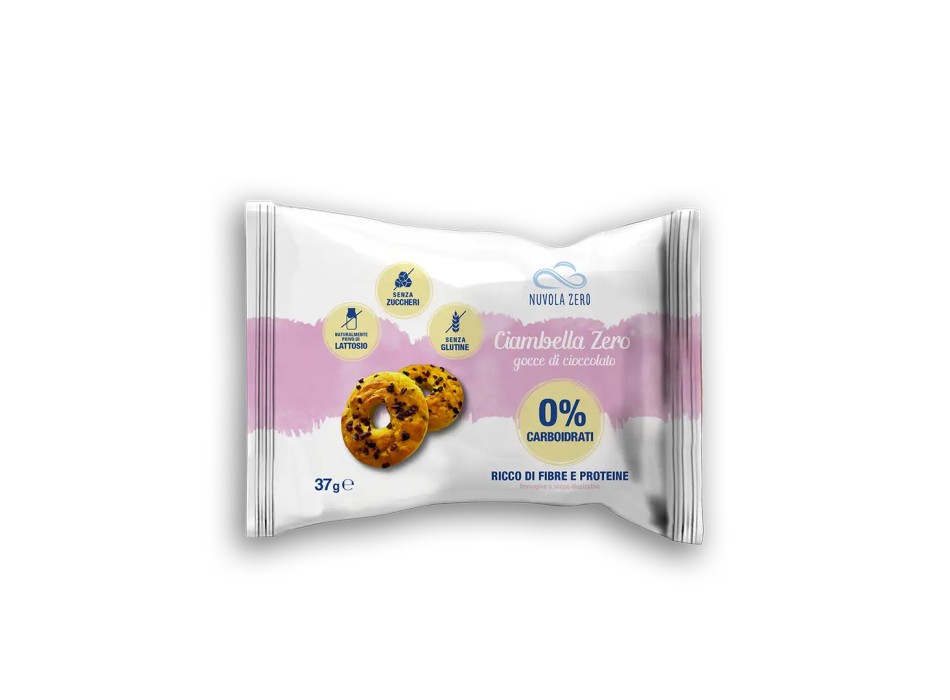 Ciambella Zero con gocce di cioccolato 37g 1 Heracles Nutrition - Acquista online