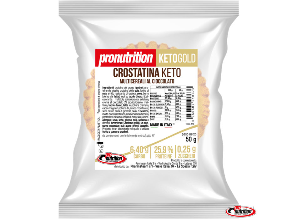 Crostatina Keto Multicereali al Cioccolato 50g 1 Heracles Nutrition - Acquista online