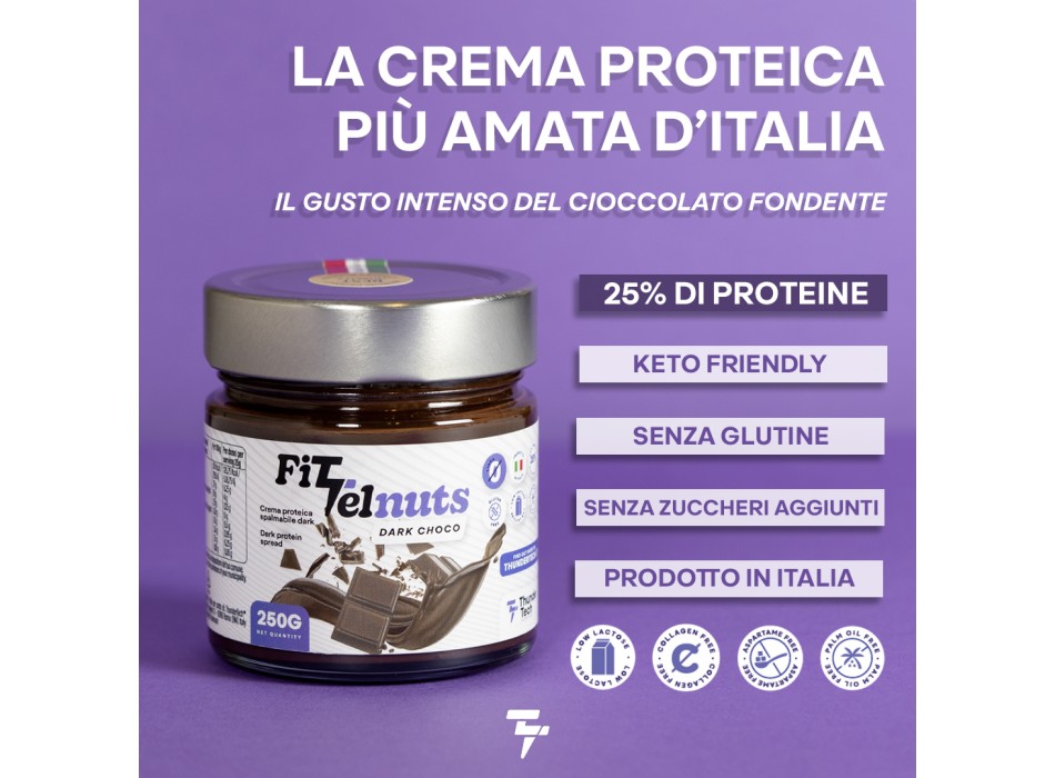 Fittelnuts Dark Choco 250g 2 Heracles Nutrition - Acquista online