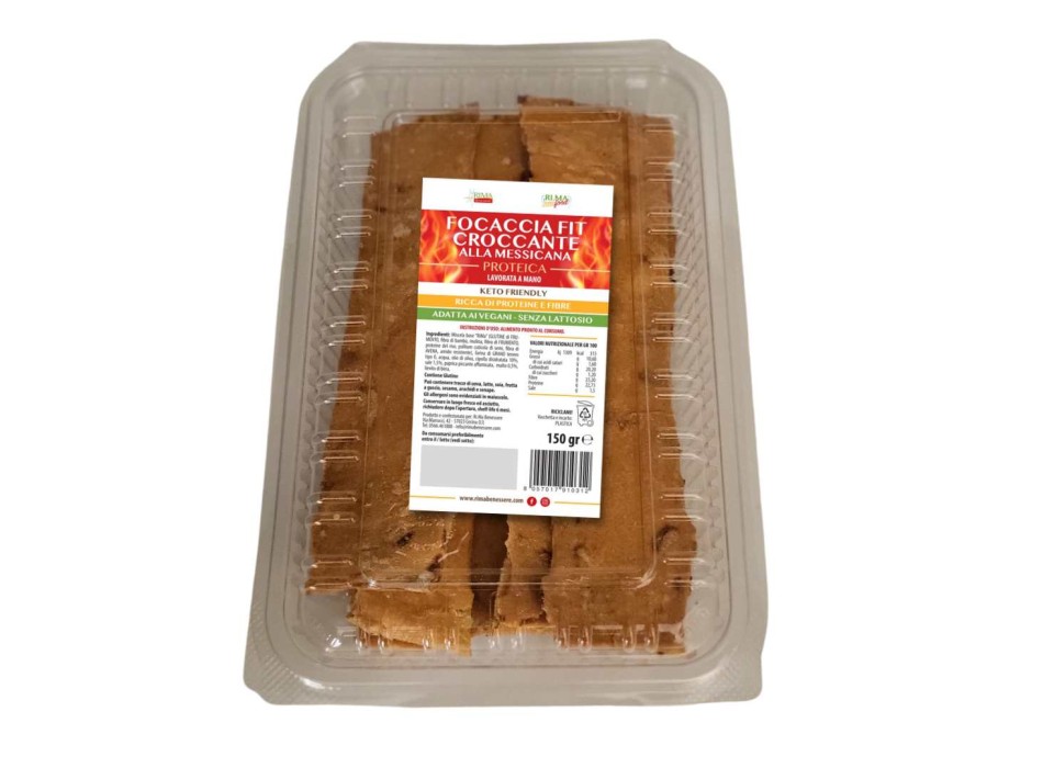 Focaccia Fit Proteica Croccante Alla Messicana 150g 1 Heracles Nutrition - Acquista online