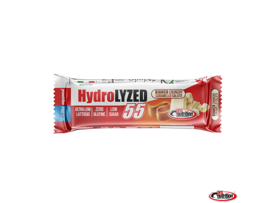 Hydrolyzed Bar 55g Bianco Crunchy e Caramello Salato 1 Heracles Nutrition - Acquista online