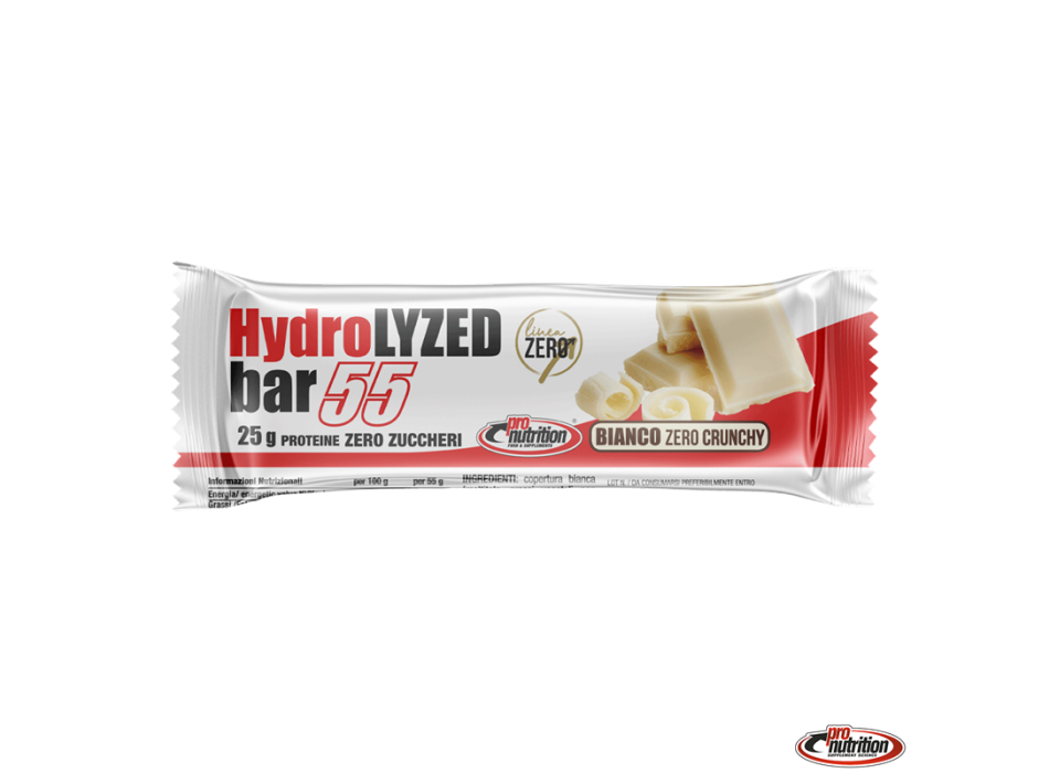 Hydrolyzed Bar 55g Bianco Crunchy 1 Heracles Nutrition - Acquista online