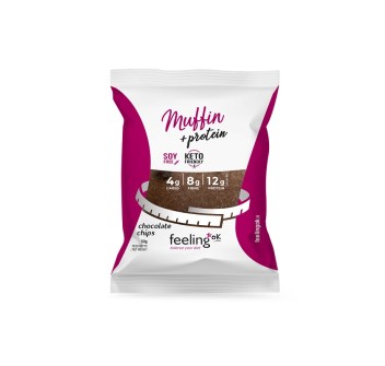 Muffin Keto Con Gocce Di Cioccolato 50g 1 Heracles Nutrition - Acquista online