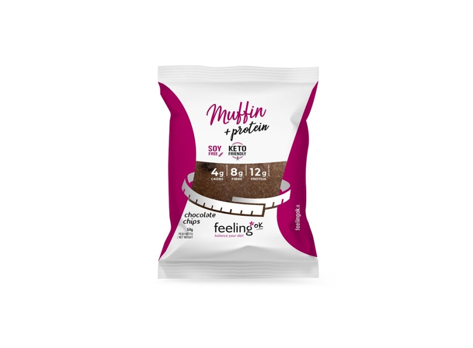 Muffin Keto Con Gocce Di Cioccolato 50g 1 Heracles Nutrition - Acquista online