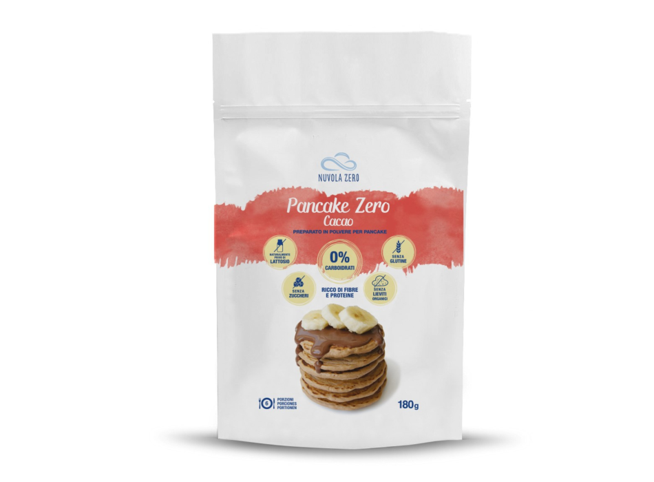 Pancake Zero Al Cacao 180g - Preparato In Polvere Per Pancake 1 Heracles Nutrition - Acquista online