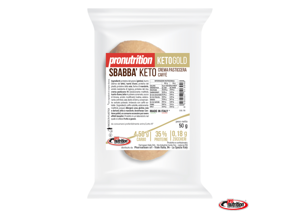 Sbabbà Keto Crema Pasticcera al Caffè 50g 1 Heracles Nutrition - Acquista online