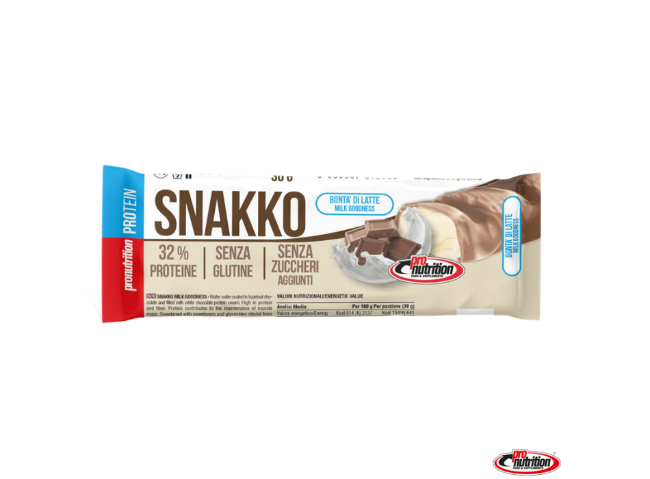 Snakko Fit 30g Bontà di Latte 1 Heracles Nutrition - Acquista online