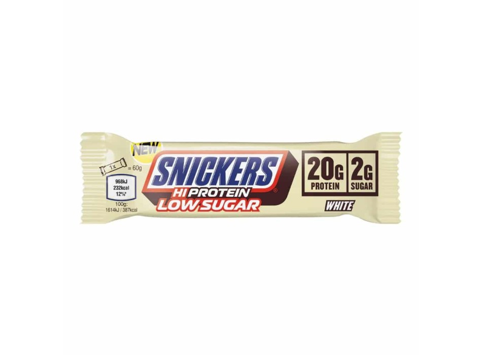 Snickers White HiProtein Low Sugar 57g 1 Heracles Nutrition - Acquista online