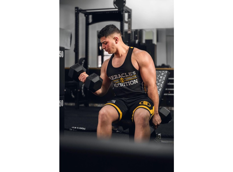 Tank Top Official Heracles Nutrition™ Black/gold 2 Heracles Nutrition - Acquista online