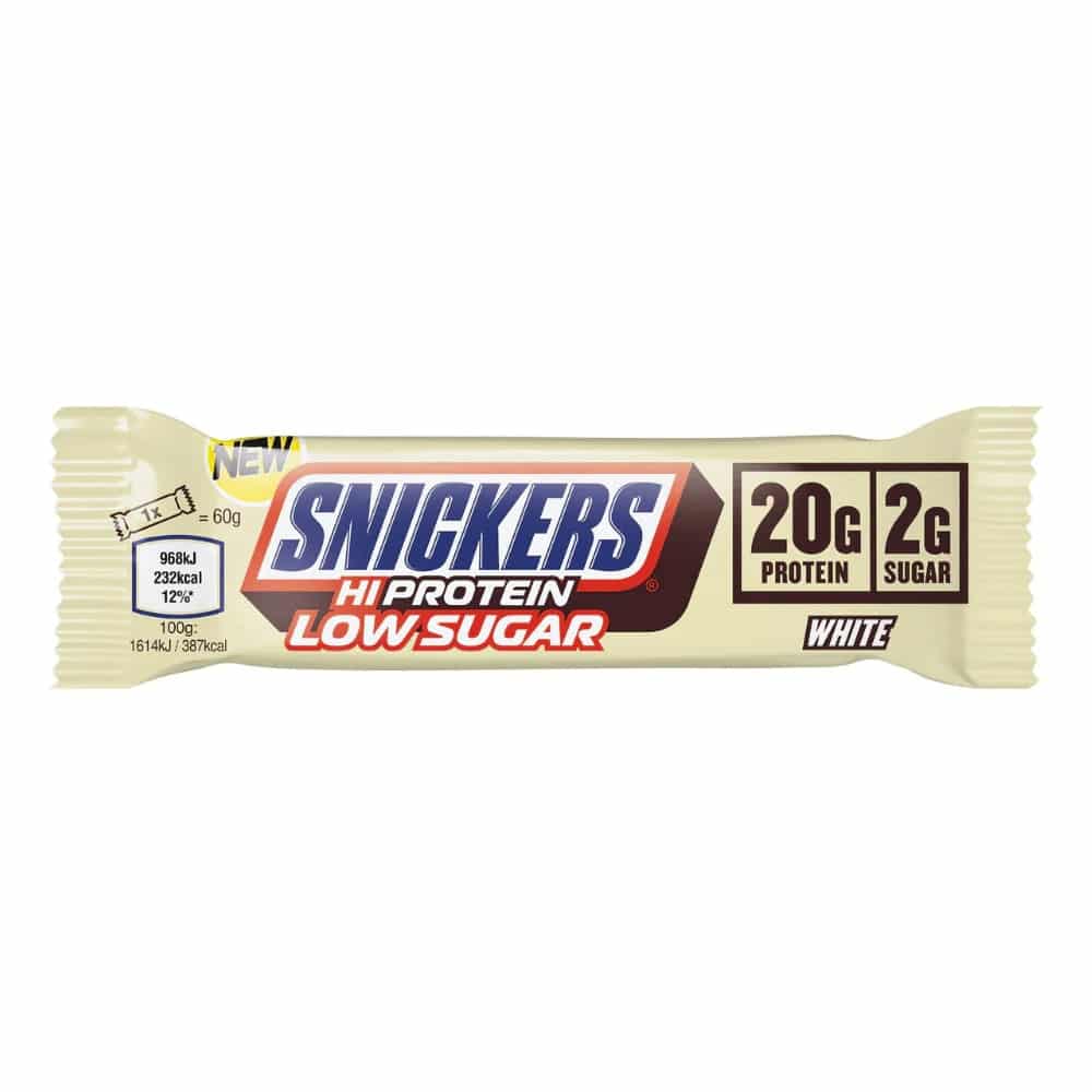 SNICKERS WHITE HIPROTEIN LOW SUGAR 57G